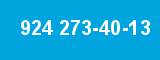 924 273-40-13 924 273-40-13
